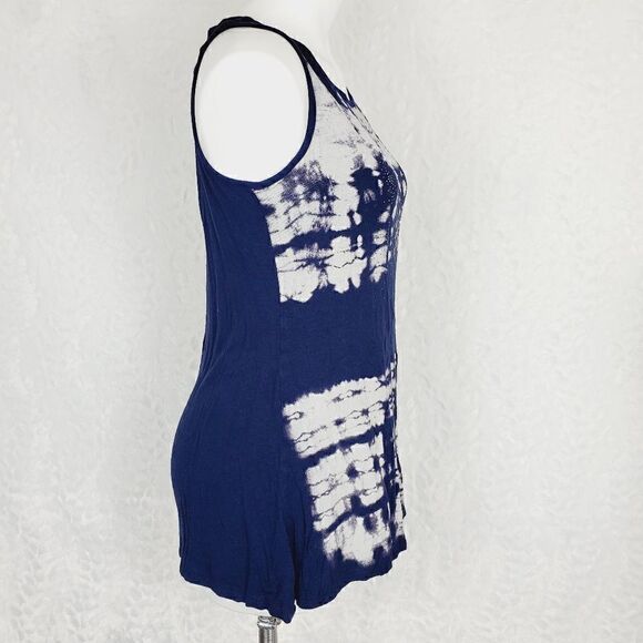 B.L.E.U tie dye tank tunic blue Size Small - Picture 4 of 6